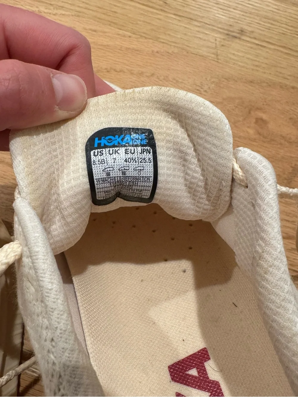 HOKA x Reformation Mach 6 LS Crochet